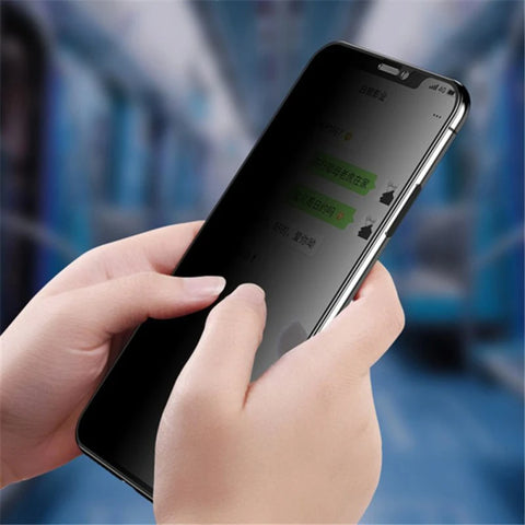 Anti-Spy Guard Peeping Glass Screen Protector Case for IPhone 16 15 14 13 12 11 Pro Max Mini XS XR X 8 7 Plus 16Pro SE2022 Cover