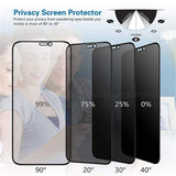 Anti-Spy Guard Peeping Glass Screen Protector Case for IPhone 16 15 14 13 12 11 Pro Max Mini XS XR X 8 7 Plus 16Pro SE2022 Cover