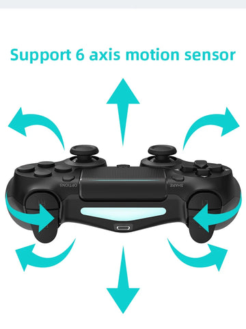 Controller for PS4/Slim/Pro Wireless Gamepad For PC Dual Vibration Joystick For IOS/Android DATA FROG Bluetooth-Compatible Game