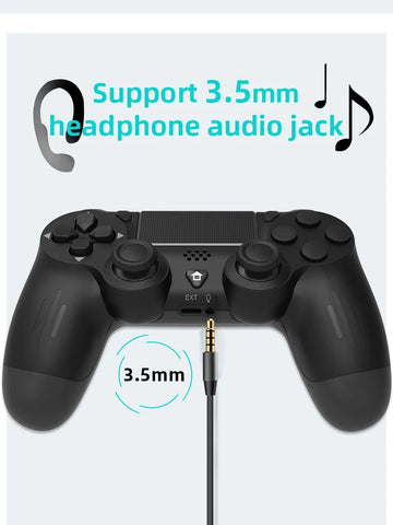 Controller for PS4/Slim/Pro Wireless Gamepad For PC Dual Vibration Joystick For IOS/Android DATA FROG Bluetooth-Compatible Game